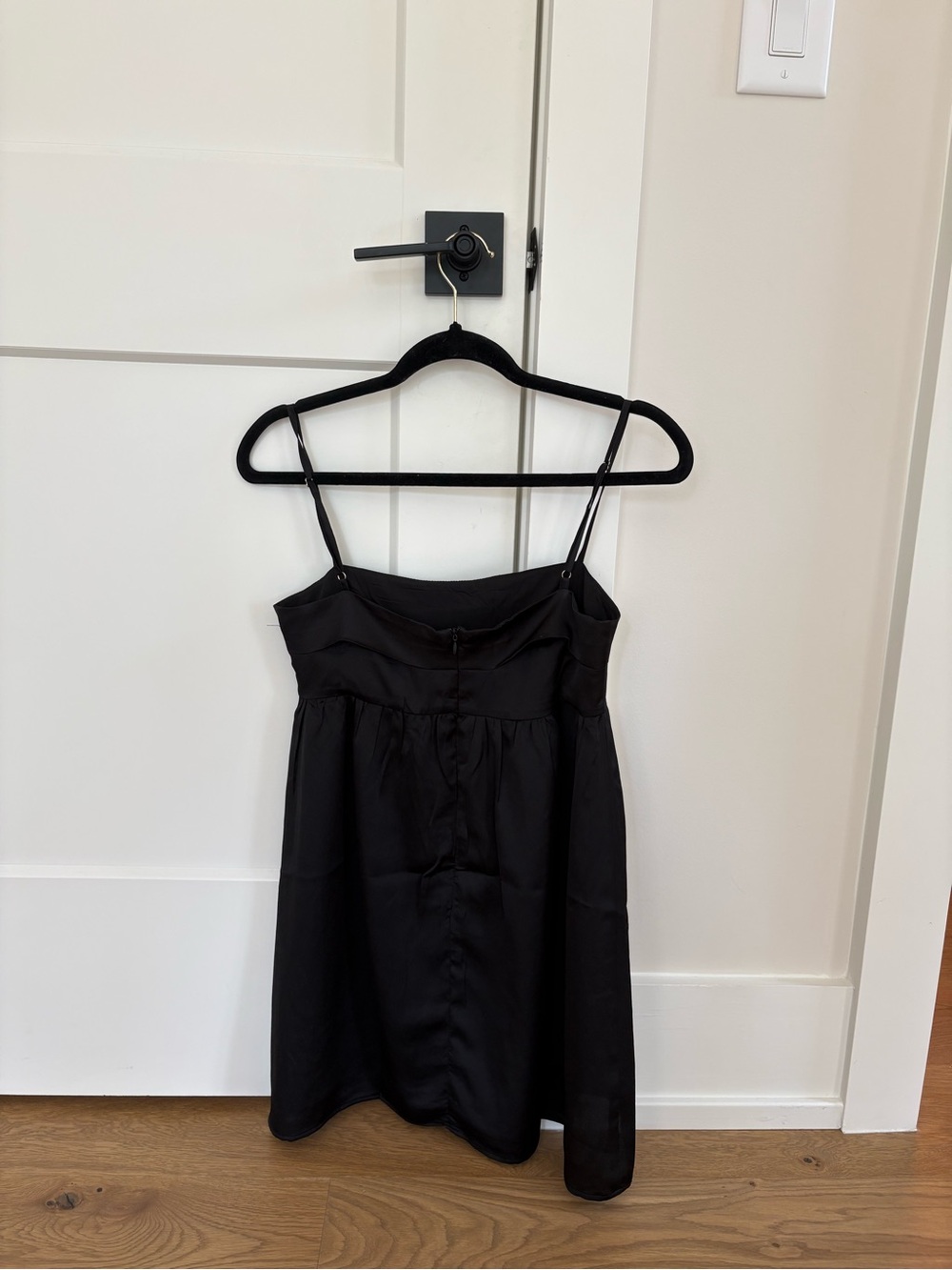 Princess Polly Black Mini Dress with Spaghetti Straps - Picture 2 of 5